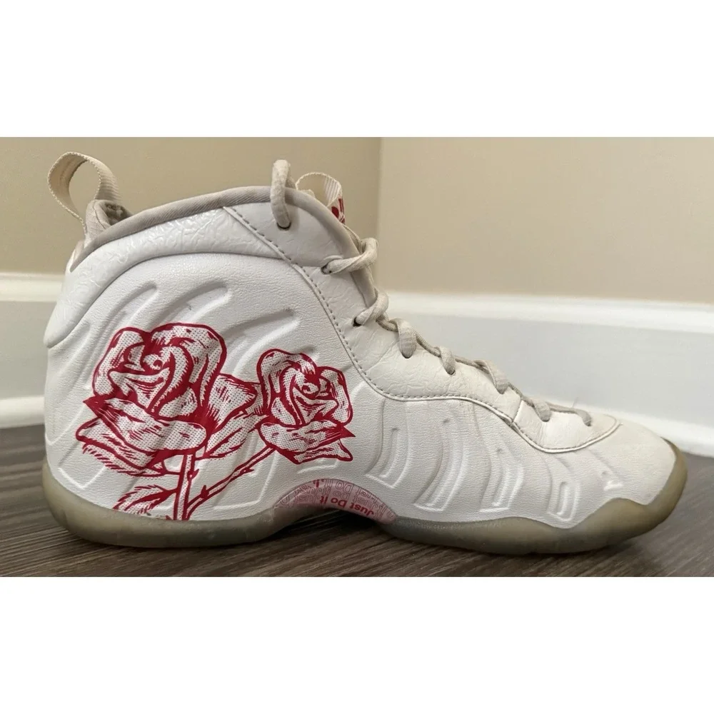 Nike Little Posite One GS Thank You Plastic Bag Shoes CN5268-100 6.5 Youth Sneak